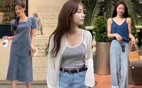 Trẻ hóa phong cách với 10 set đồ denim mùa hè