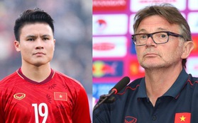 HLV Troussier: "Tôi muốn khích lệ, củng cố tinh thần Quang Hải"