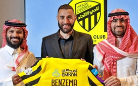 Benzema ký hợp đồng 3 năm với Al Ittihad, trở thành đối thủ của Ronaldo