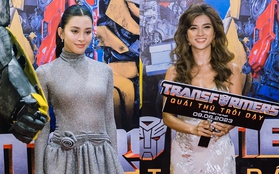 Tiểu Vy, Kim Tuyến khoe sắc trên thảm đỏ Transformers
