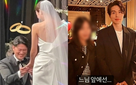 Hôn lễ "tình cũ Sulli" Choiza gây bão: Nhan sắc cô dâu lần đầu hé lộ, Lee Dong Wook nổi bần bật giữa dàn tài tử đến dự