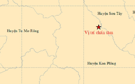 5 ngày, Kon Tum xảy ra 31 trận động đất