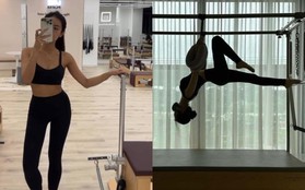 Hội nhà giàu, nổi tiếng khoe tập pilates "độ" vóc dáng