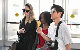 Pax Thiên rời New York cùng mẹ Angelina Jolie và Zahara