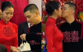 Cường Seven và Vũ Ngọc Anh tổ chức lễ hỏi tại Hà Nội: Cô dâu nền nã sánh đôi chú rể điển trai