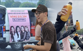 Trước giờ biểu diễn của BLACKPINK, các quán cà phê quanh sân vận động Mỹ Đình chật ních người