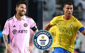 Messi vượt mặt Ronaldo để trở thành cầu thủ có nhiều kỷ lục Guinness nhất lịch sử