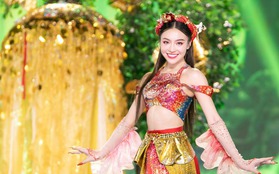 Cô gái gây sốt khi hóa nàng Tấm trong đêm thi Trang phục Văn hoá dân tộc Miss Grand Vietnam 2023 là ai?