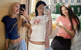 Áo phông baby tee chưa hề giảm độ hot, cứ ngắm BLACKPINK diện là lại có hứng sắm liền