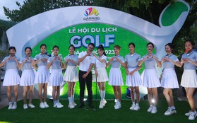 Du khách được trải nghiệm chơi golf tại Lễ hội du lịch golf Đà Nẵng 2023