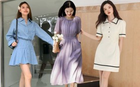 Gian hàng quốc tế: 9 mẫu váy công sở trẻ trung lại nịnh dáng, giá từ 300k cho chị em sắm về diện thu