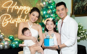 Phương Trinh Jolie khoe dáng sau 2 tháng sinh nở, cùng con gái riêng mừng sinh nhật Lý Bình