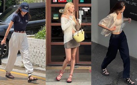 Ngắm bộ sưu tập sandal đẹp mê của nàng fashionista Hàn