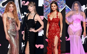 Siêu thảm hồng VMAs 2023: Taylor Swift diện style gợi cảm vẫn không bằng Selena Gomez, Shakira trẻ trung lấn át dàn sao