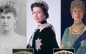 Chuyện ít biết về chiếc vương miện cố Nữ vương Elizabeth II đội trong bức chân dung mới công bố