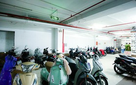Quận Thanh Xuân yêu cầu di chuyển xe máy, xe đạp điện khỏi tầng 1 chung cư mini