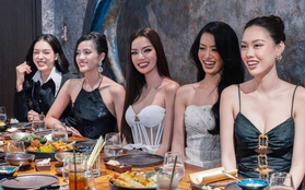 Khung ảnh bùng nổ nhan sắc của Top 5 Miss Grand Vietnam: Lê Hoàng Phương và Bùi Khánh Linh đọ sắc căng đét