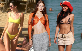 Số đo hình thể 4 “nepo baby” nổi tiếng: Gigi Hadid cao nhất, Kaia Gerber chỉ 49kg