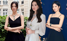 Gọi Chaumet là định mệnh của Song Hye Kyo vì lần nào xuất hiện cũng khiến truyền thông bùng nổ