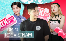 “Hót hòn họt” top 20 thí sinh xuất sắc của KOC VIET NAM chính thức lộ diện: Toàn trai xinh gái đẹp, livestream nghìn mắt xem