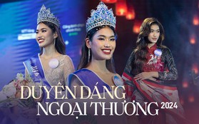 Nữ sinh 1m79 đăng quang Hoa khôi Ngoại thương: Nổi bật ở tất cả các phần thi, thần thái 10 điểm!