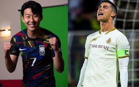 Ronaldo bị Son Heung-min vượt mặt, lỡ cơ hội giành "Quả bóng vàng châu Á"