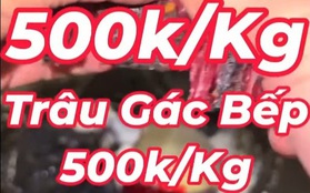 Sắm tết an toàn: "Thịt trâu gác bếp Tây Bắc" giá rẻ đáng ngờ