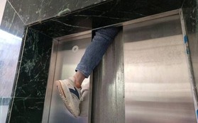 Cửa thang máy đóng bất ngờ, người đàn ông bị "ngoạm" chân phải