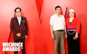 Hình ảnh giản dị của 2 nhà giáo đặc biệt tại thảm đỏ Gala WeChoice Awards 2023