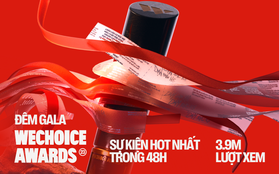 Flex những con số rực rỡ của Gala WeChoice Awards 2023: 3,9 triệu lượt xem trực tiếp, Top 1 sự kiện hot nhất MXH và nhiều hơn thế nữa