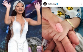 “Nàng tiên cá” Halle Bailey vỡ òa hạ sinh con trai đầu lòng ở tuổi 23, hút 2 triệu like nhờ ảnh quý tử