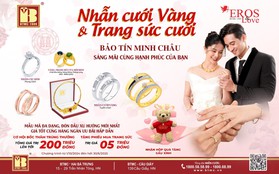 Mừng ngày chung đôi, trọn đời gắn kết cùng nhẫn cưới, trang sức cưới vàng của Bảo Tín Minh Châu