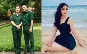 Nam Đại tá là NSND, Phó Giám đốc Nhà hát Chèo Quân đội chia sẻ về "nửa kia": "Cảm ơn em đã vất vả vì anh"