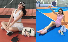 Hoa hậu Đỗ Thị Hà và diễn viên Thúy Ngân lên đồ đi chơi pickleball, diện váy ngắn khoe trọn đường cong quyến rũ