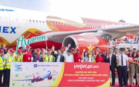 Vietjet tiên phong khai thác chuyến bay đầu tiên sử dụng nhiên liệu hàng không bền vững