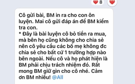 Đăng ảnh tin nhắn của GVCN, một phụ huynh khiến cộng đồng mạng ghen tị: Thật may mắn khi gặp được giáo viên có tâm!