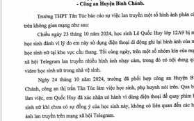 Vụ hàng ngàn clip nữ sinh bị quay lén trong nhà vệ sinh: Trường mời 1 học sinh lên làm việc