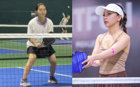 Hotgirl Nhật Lê lộ diện sau loạt ảnh bị "dìm hàng" trên sân pickleball, tự nhận đánh dở nhưng hay "ra dẻ"