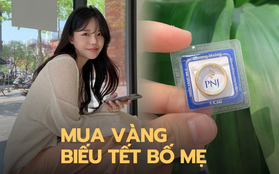 Mua 3 chỉ vàng để dành đến Tết tặng mẹ, mỗi tháng tiết kiệm 1 triệu để có 10 triệu biếu bố mẹ tiêu Tết!