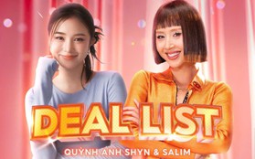 Loạt thương hiệu Dyson, The Whoo, Elixir đổ bộ livestream của đôi bạn thân Quỳnh Anh Shyn - Salim trên Shopee Live