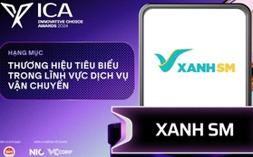 Xanh SM đoạt giải nhất hạng mục Thương hiệu tiêu biểu trong lĩnh vực Dịch vụ vận chuyển nhờ chênh lệch chỉ 2.096 lượt bình chọn