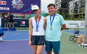 Lý Hoàng Nam rủ bà xã cùng tham dự giải pickleball, cống hiến trận chung kết trong mơ với Trương Vinh Hiển