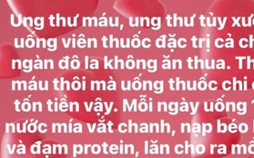 Đừng dại uống nước mía vắt chanh để chữa ung thư, cẩn thận rước họa vào thân