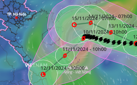 Bão Toraji tăng cấp, giật tới cấp 16 và đang tiến nhanh vào Biển Đông