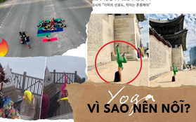 Mặc đồ bó sát "khoe dáng" ở giữa đường đến cung điện, đỉnh núi: Tập Yoga hay sống ảo?
