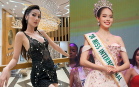 Xôn xao thái độ lạ của Quế Anh sau khi Thanh Thủy đăng quang Miss International