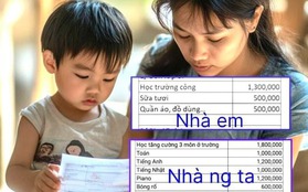 Đăng ảnh so sánh tiền học nhà mình và "nhà người ta", bà mẹ Hà Nội khiến hội phụ huynh tranh luận rôm rả