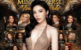 Bảng dự đoán Miss Universe ngay sát giờ G chung kết, Kỳ Duyên đang ở đâu?