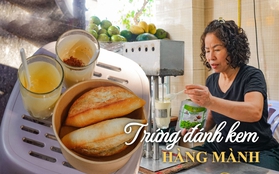 Giữa phố cổ Hà Nội có 1 hàng trứng đánh kem mà chỉ dân sành ăn mới biết, vừa ăn vừa ngắm cảnh cực "chill"