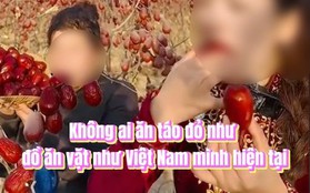 "Không ai ăn táo đỏ như đồ ăn vặt như Việt Nam mình hiện tại", phát ngôn của TikToker khiến MXH bùng nổ tranh cãi